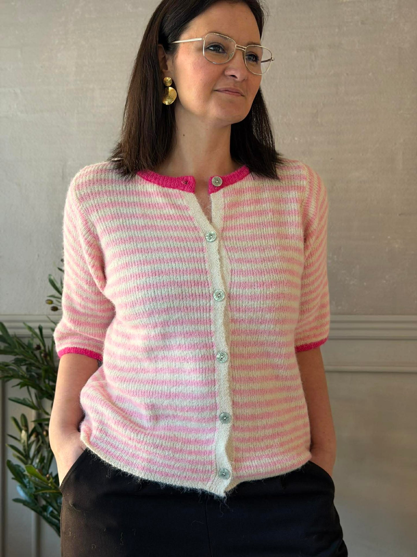 Strik Susanne pink