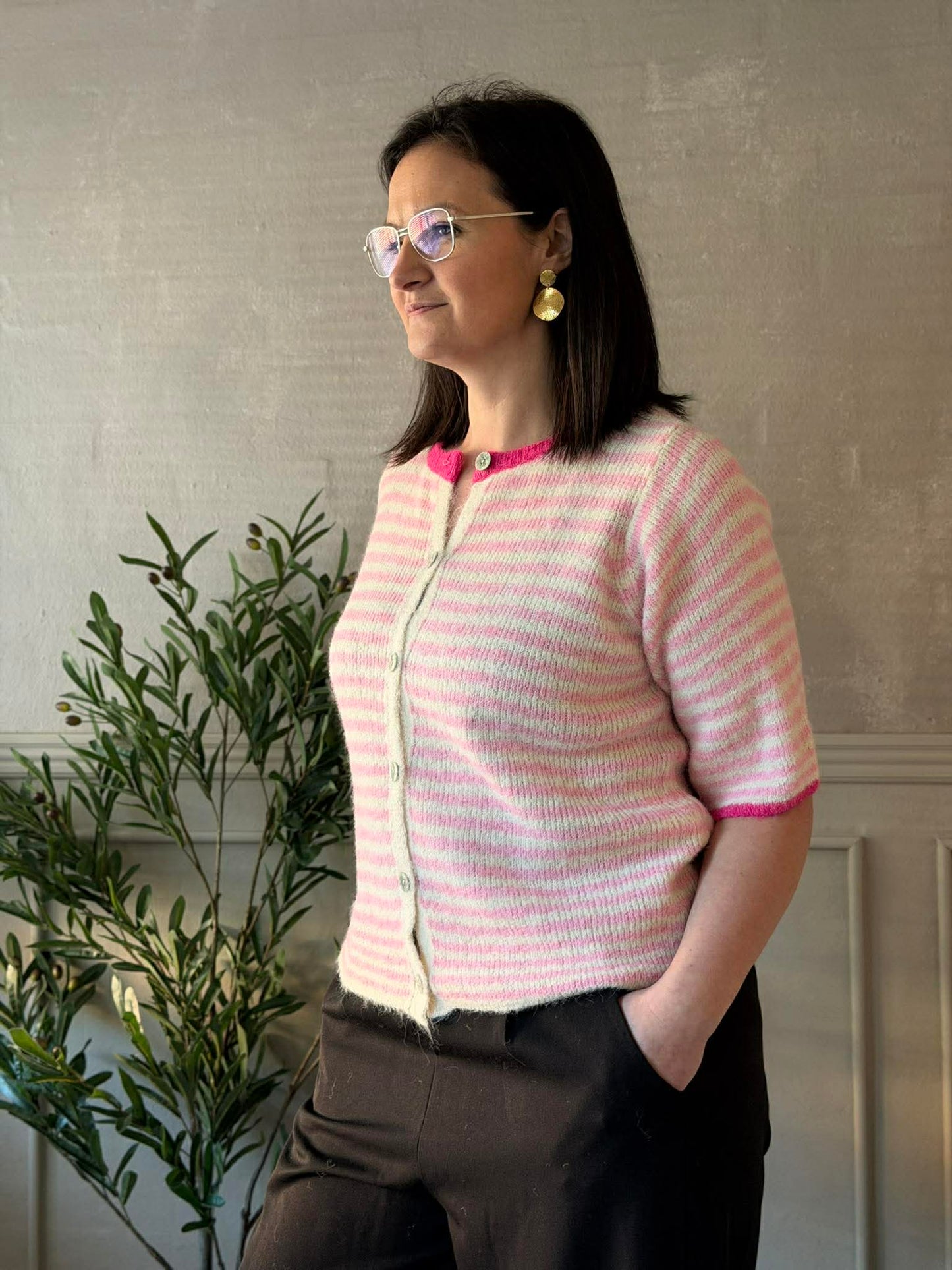 Strik Susanne pink