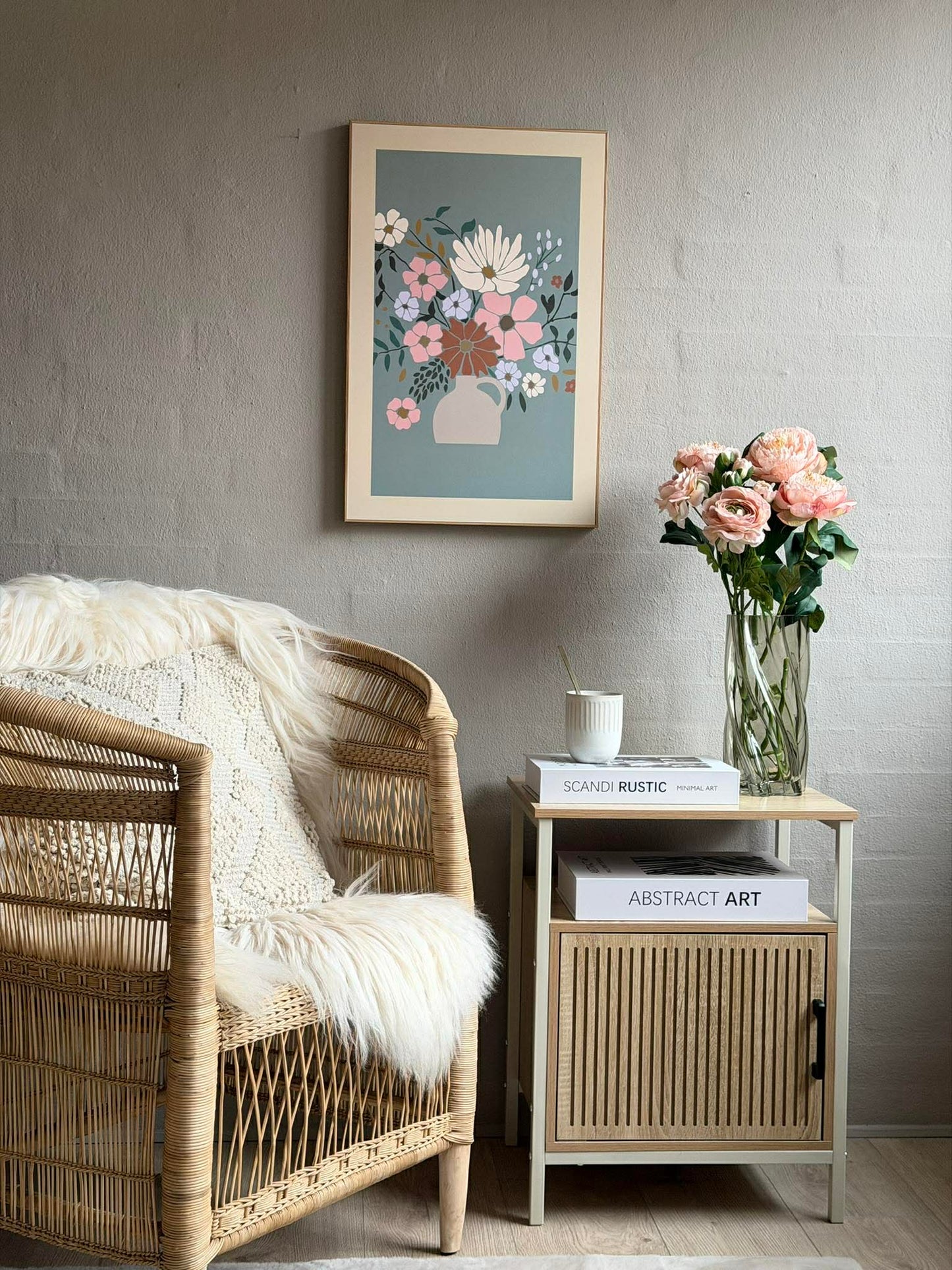 Billede med Blomster - Flere farver