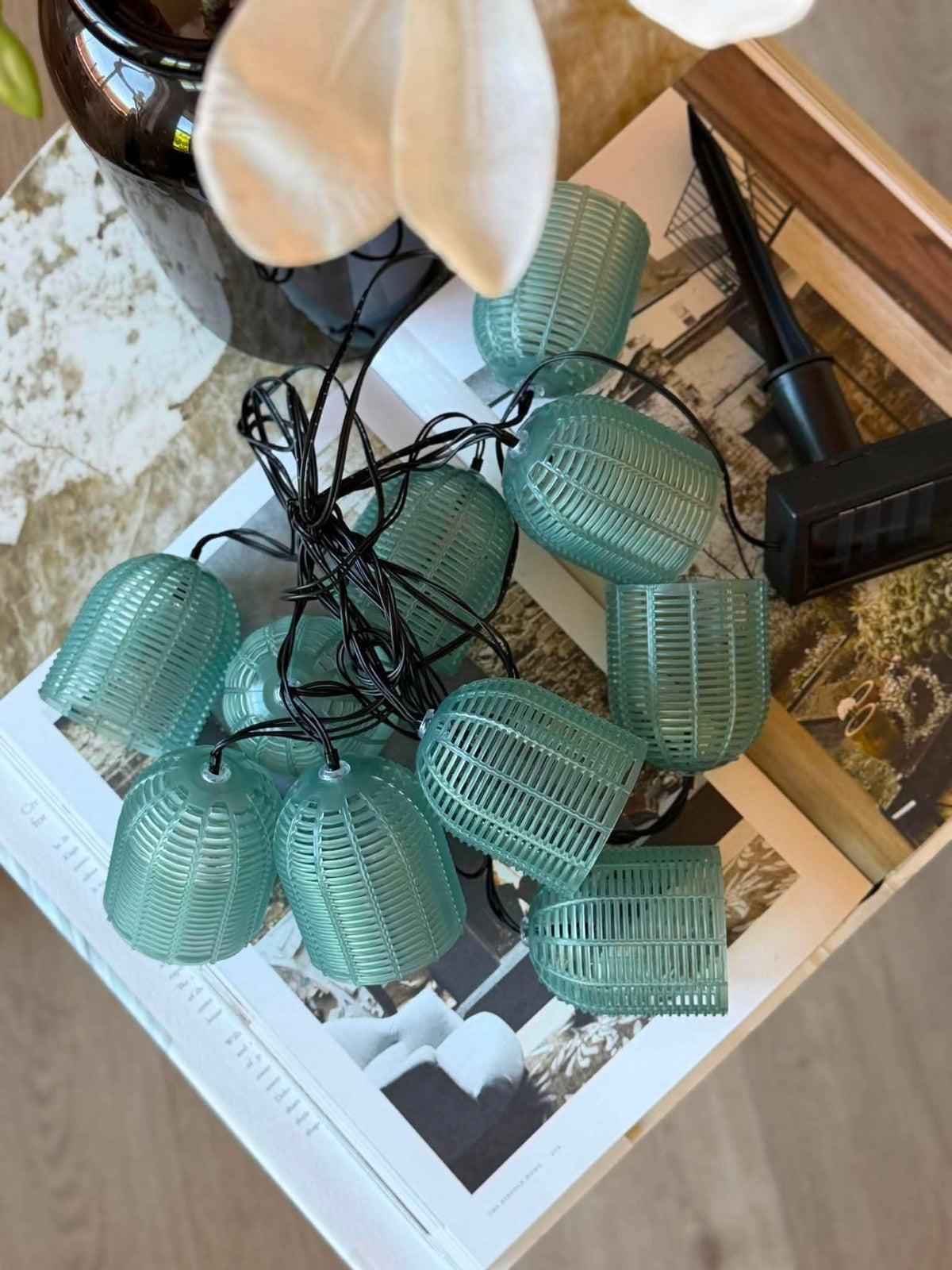 Lyskæde med solceller - Green