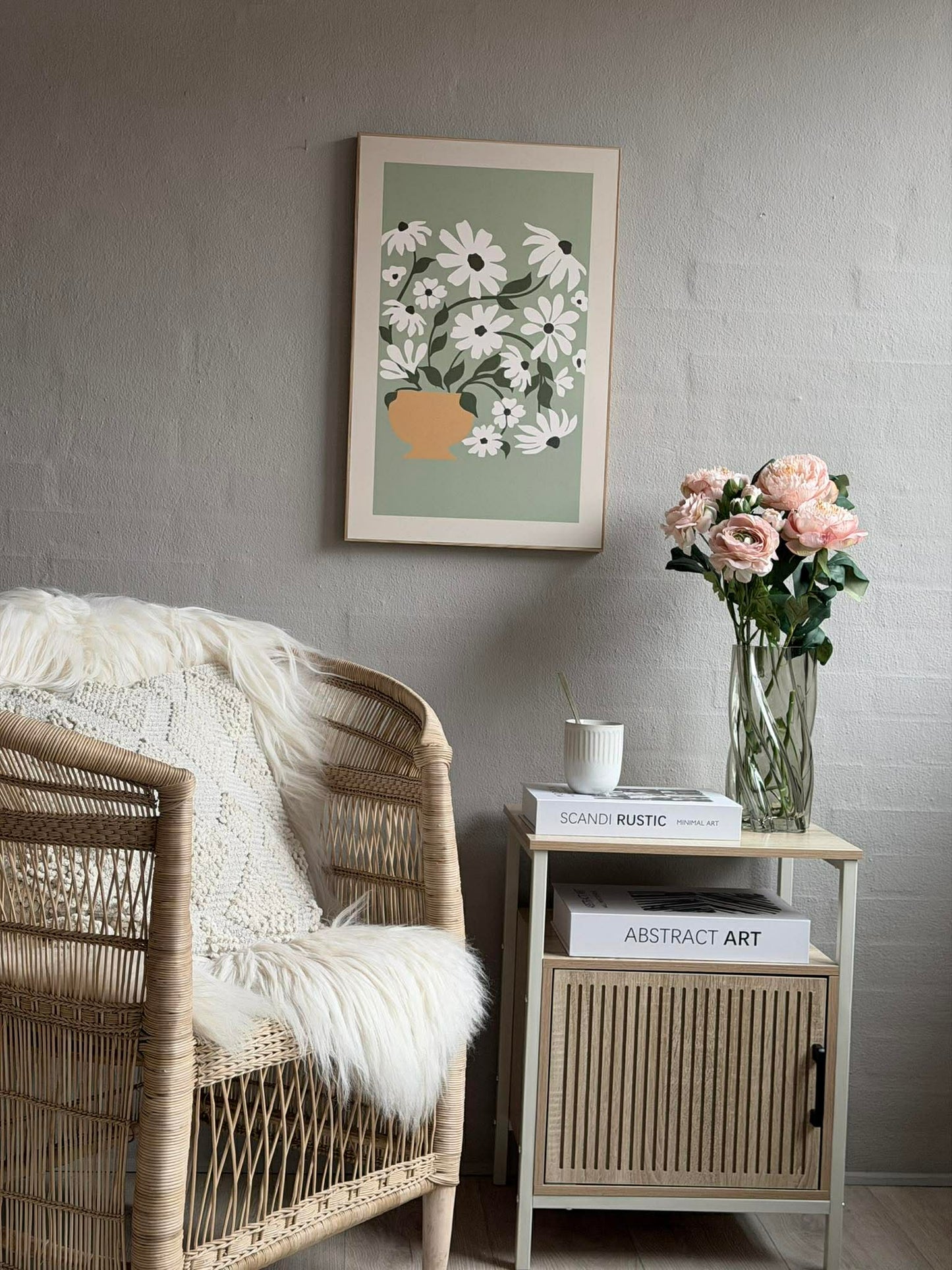 Billede med Blomster - Flere farver