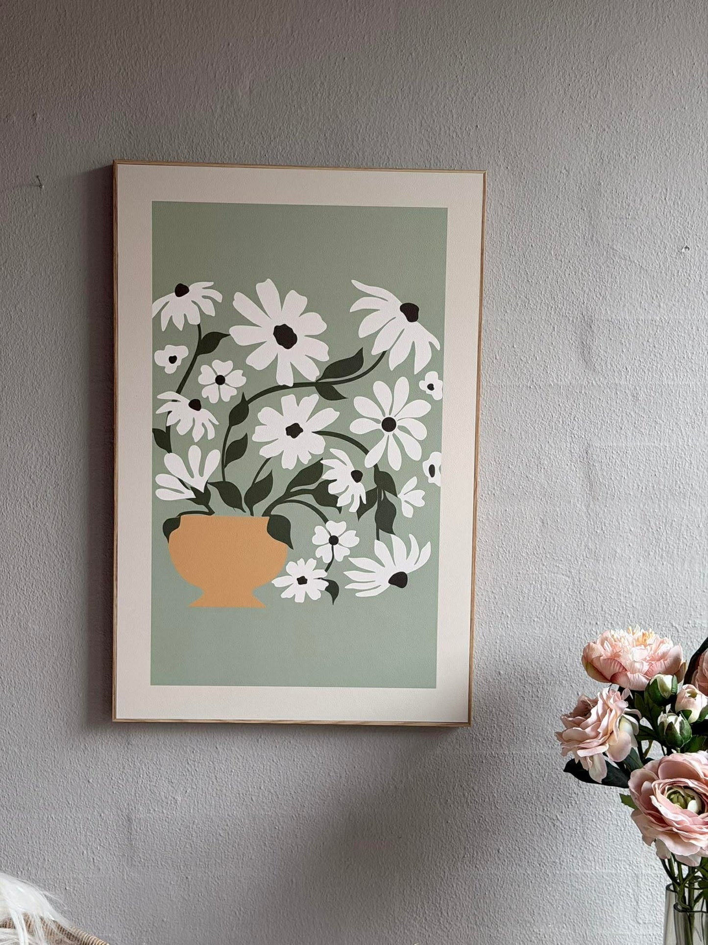 Billede med Blomster - Flere farver