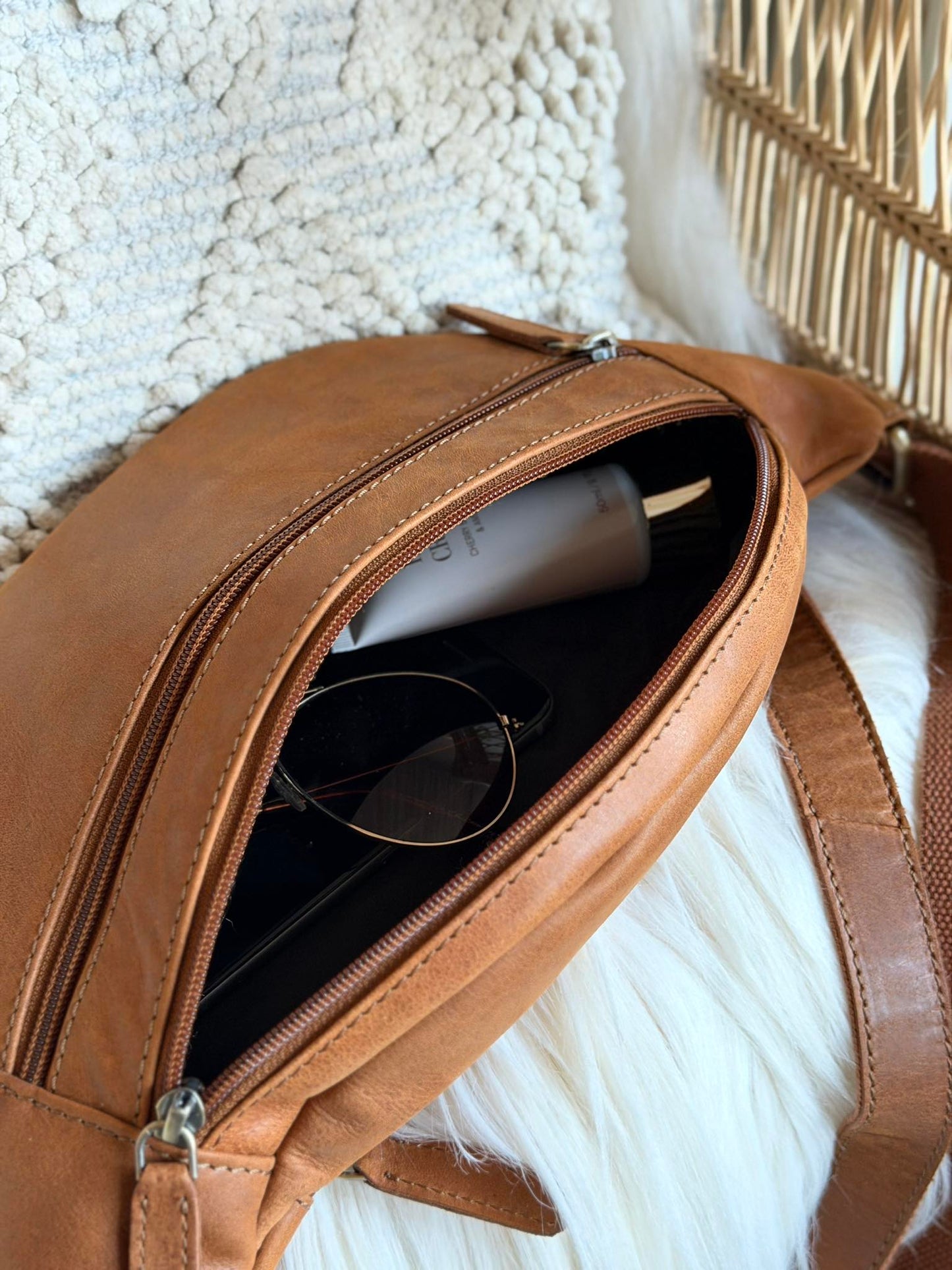 Bumbag – LINA NEW cognac