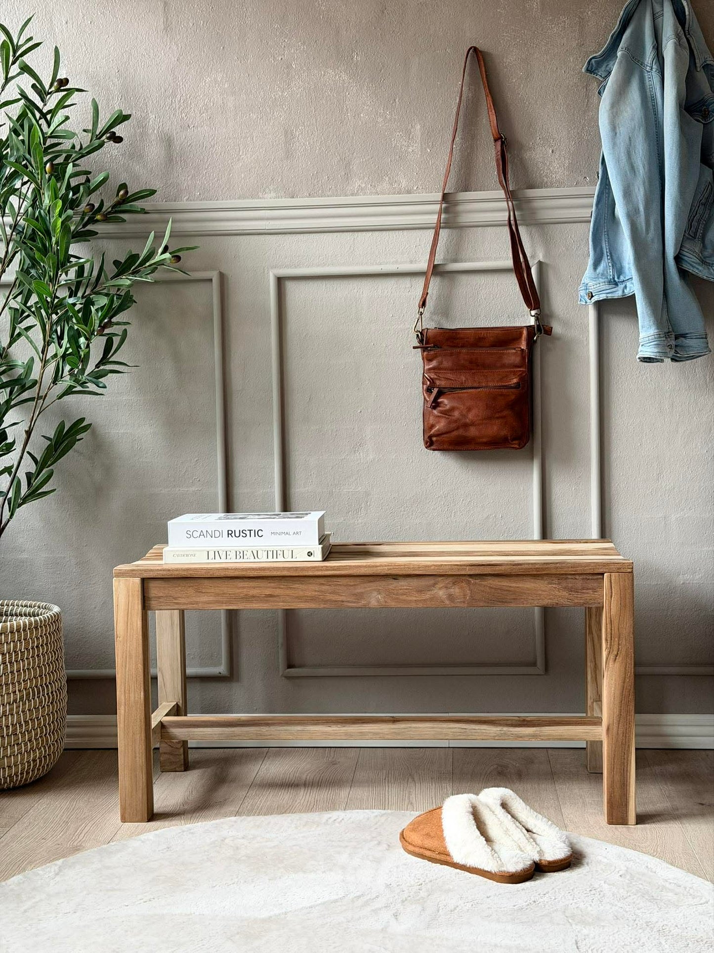 Bænk i Teak