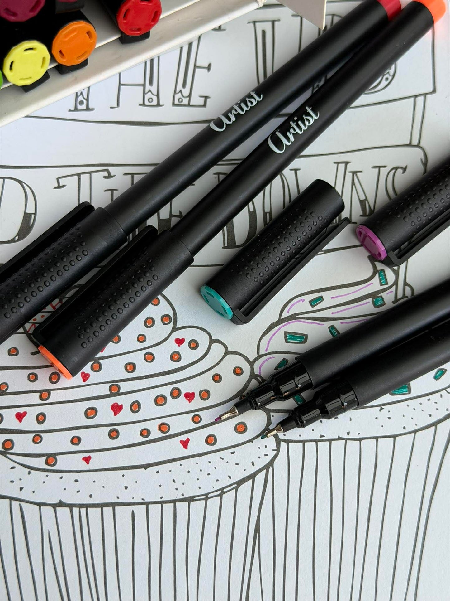 Tusser - Fineliners 24 stk.