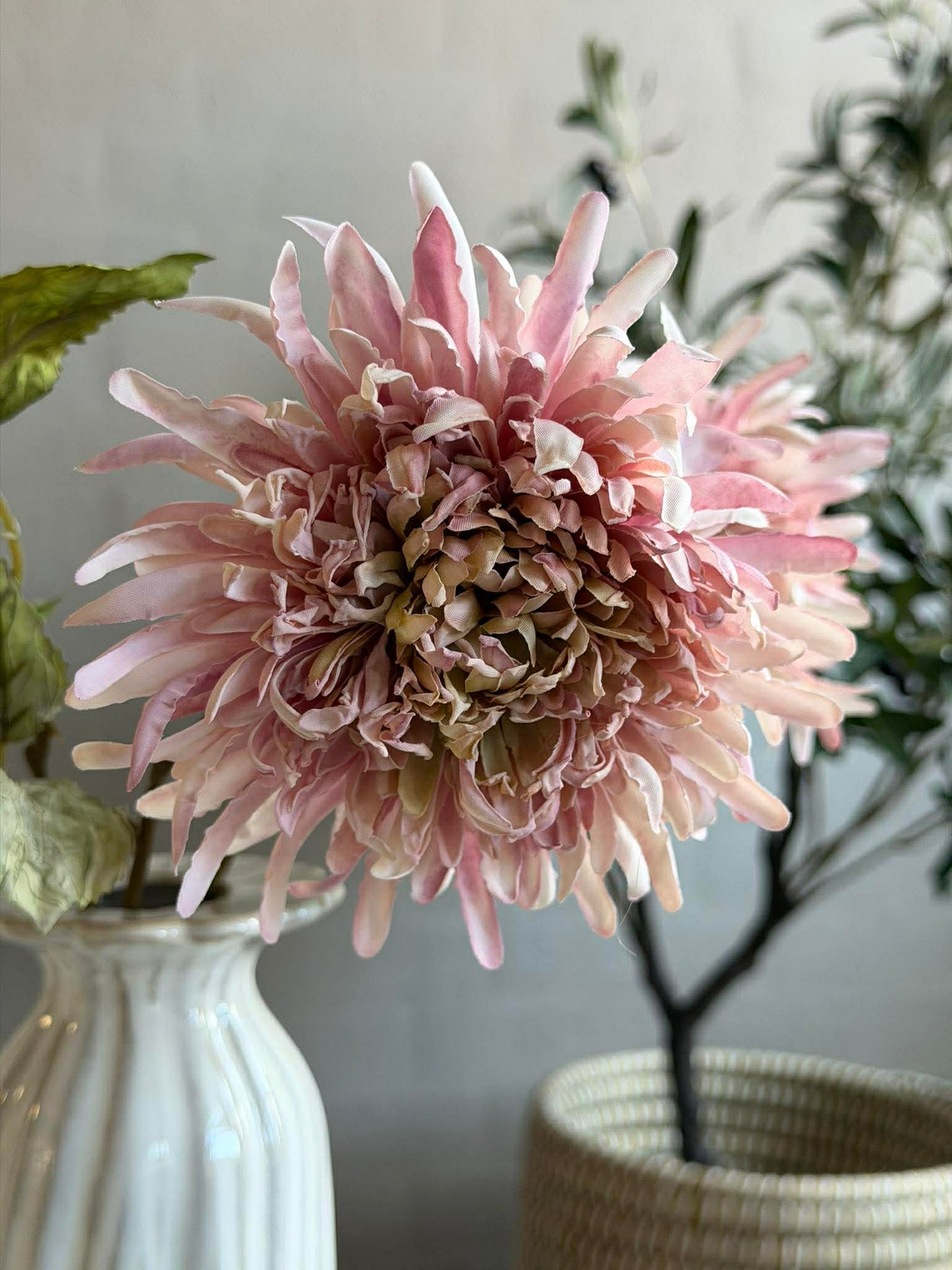 Krysantemum stilk 17 cm - Pink