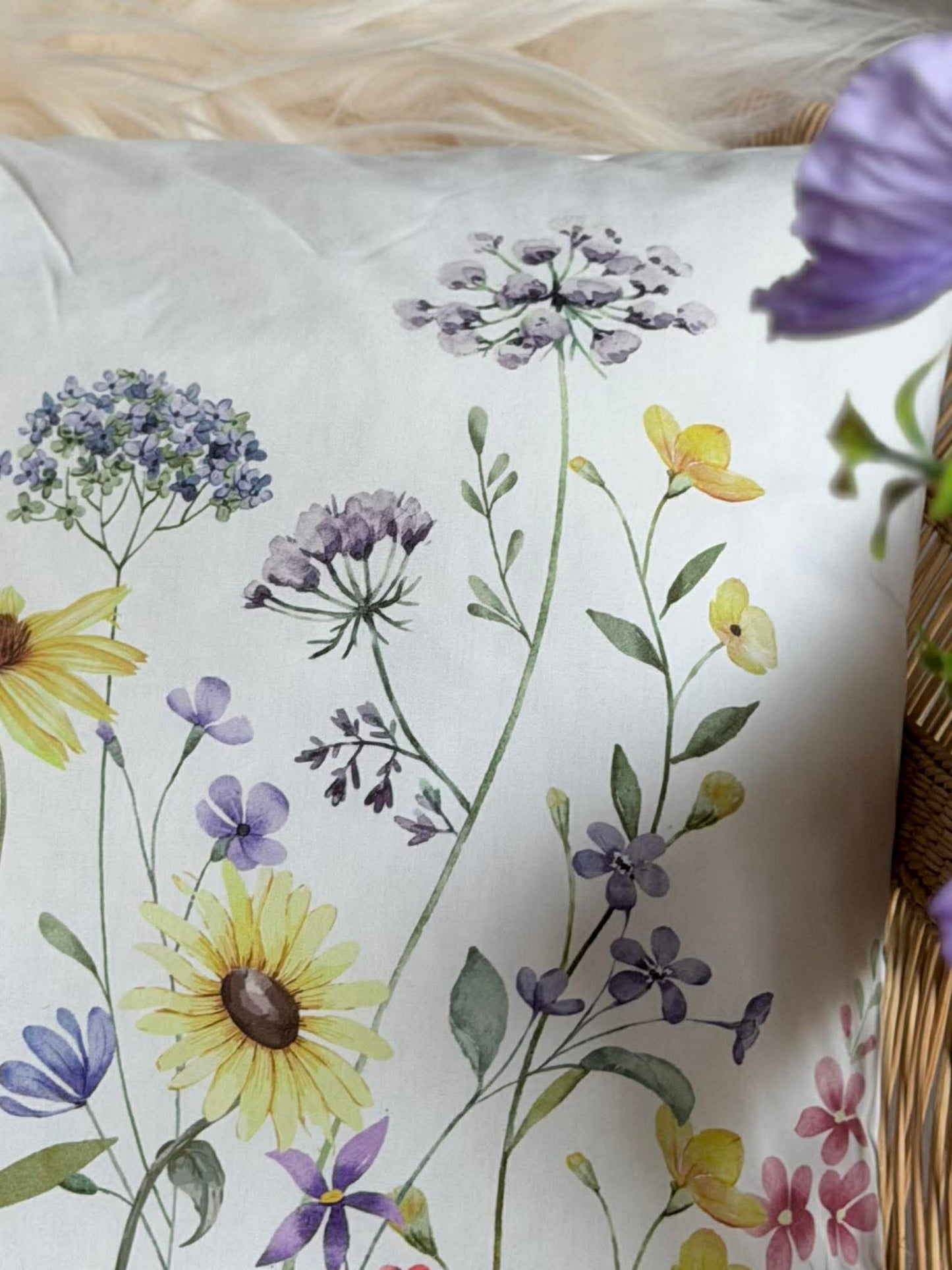 Pude med Markblomster - Color mix