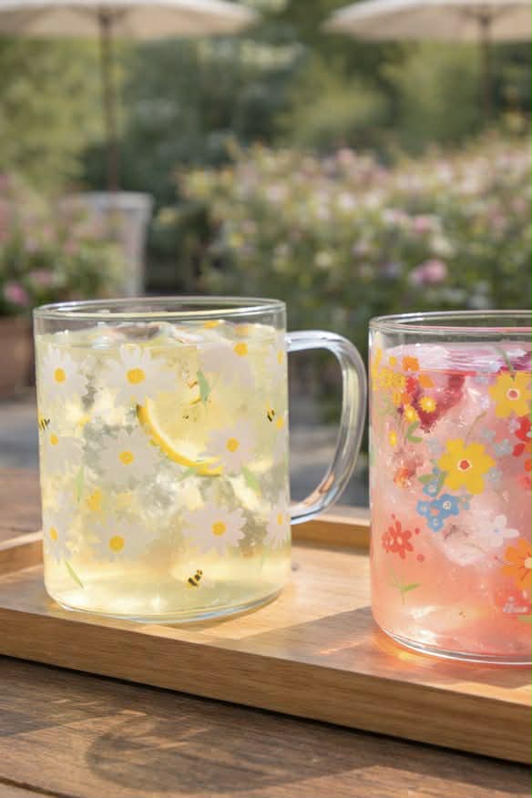 Krus i glas Summer - Color mix