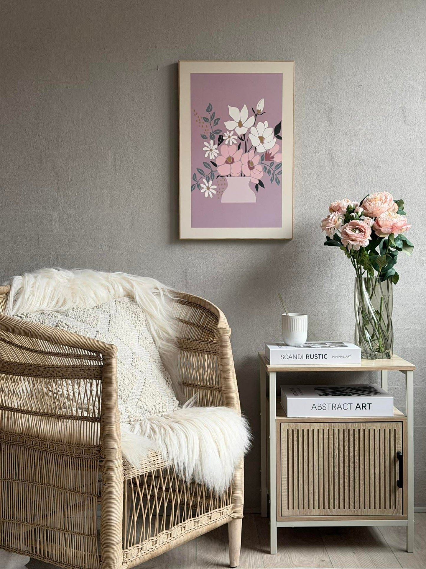 Billede med Blomster - Flere farver