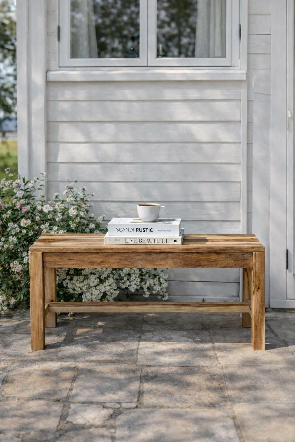 Bænk i Teak