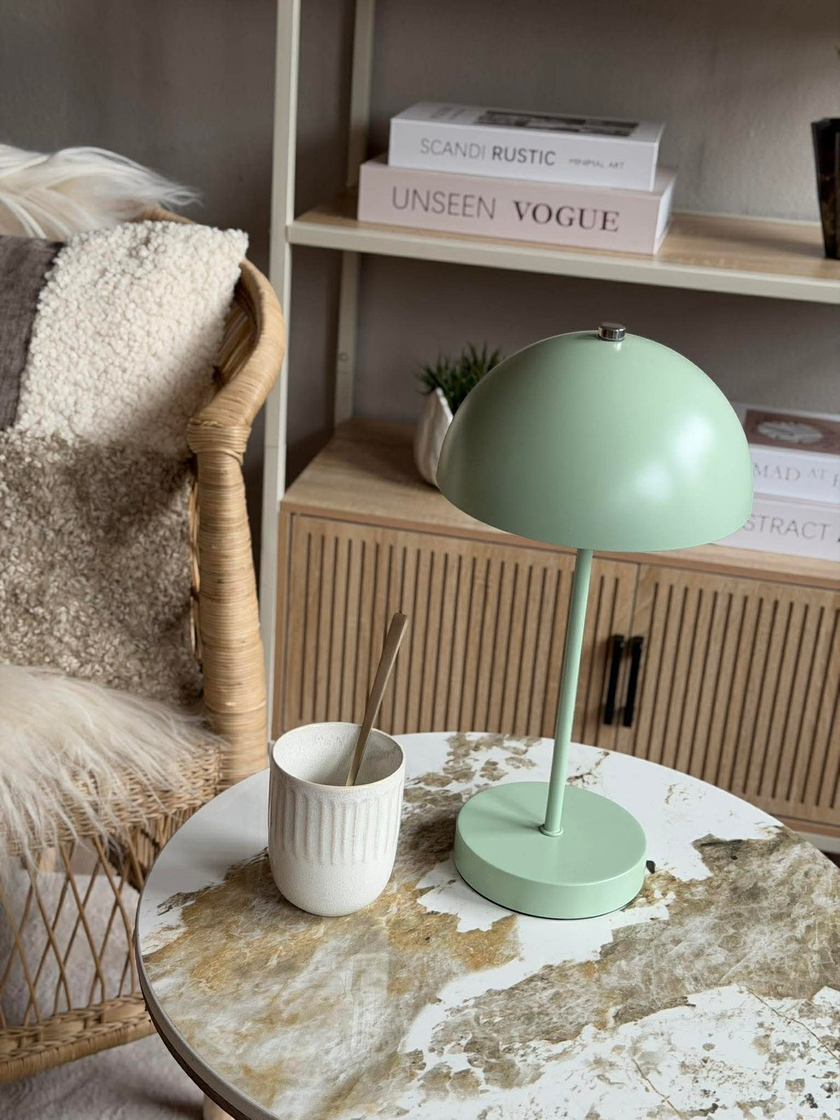 Bordlampe med touch  - Large Grøn