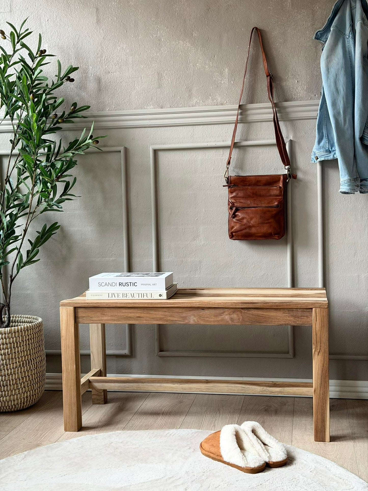Bænk i Teak