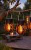 Lanterne med solceller - Saga black