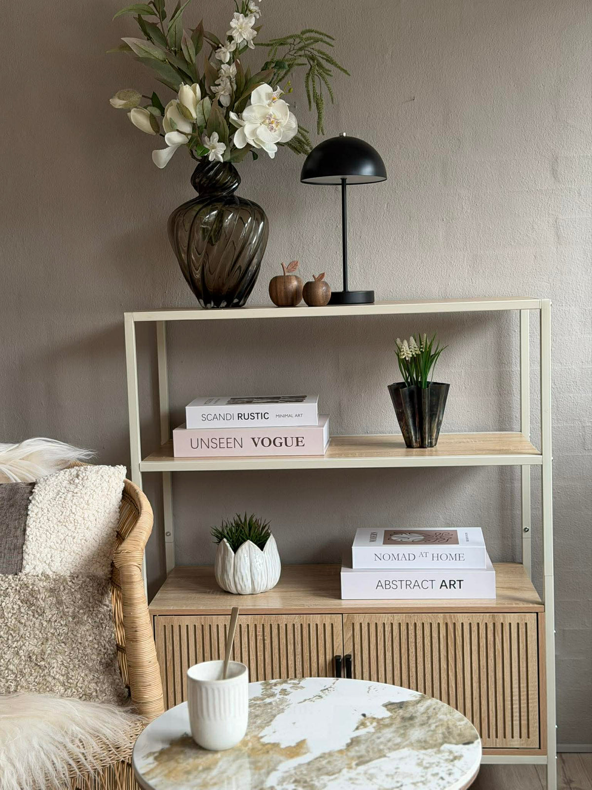Bordlampe med touch - Large Sort
