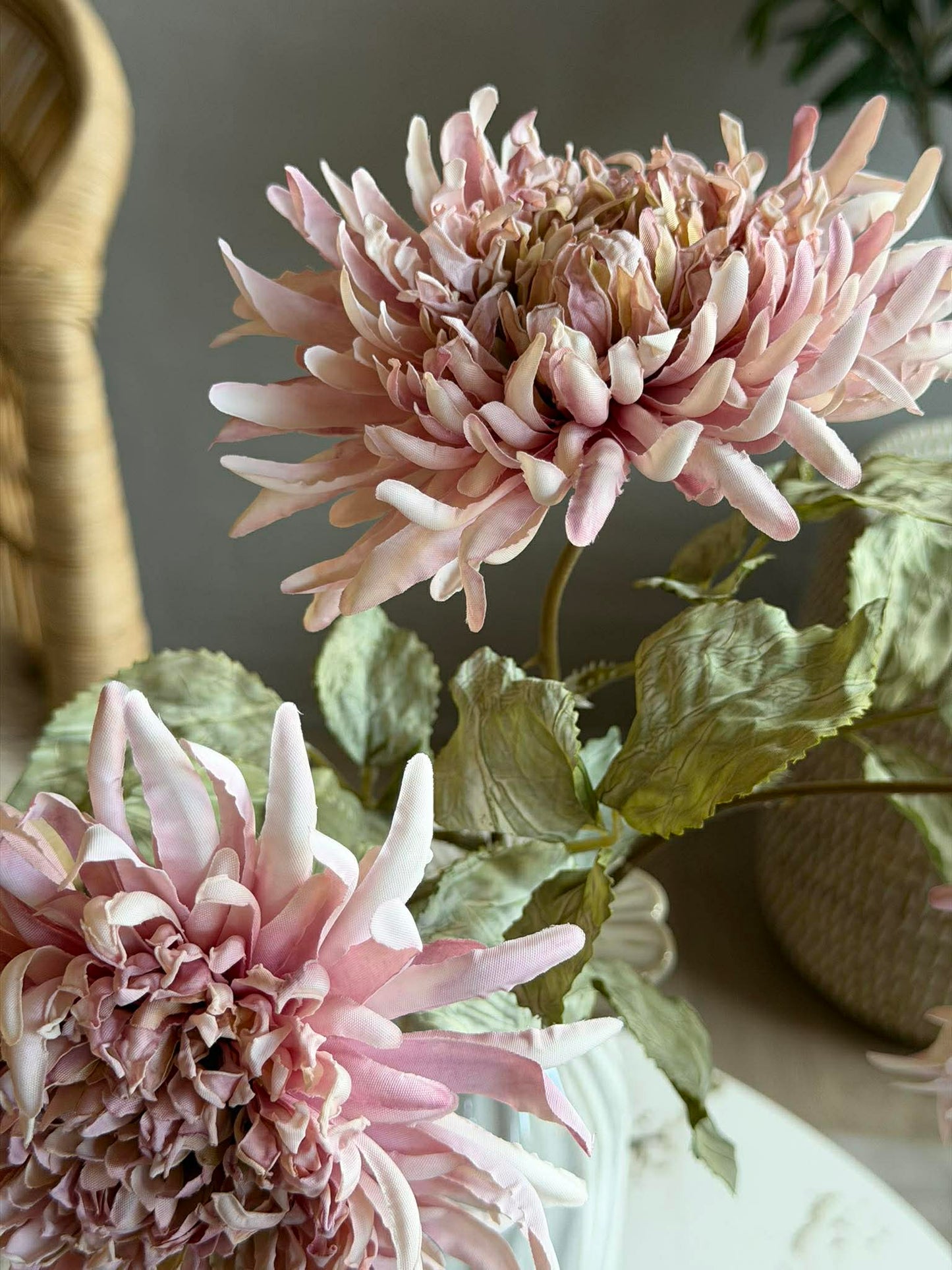 Krysantemum stilk 17 cm - Pink