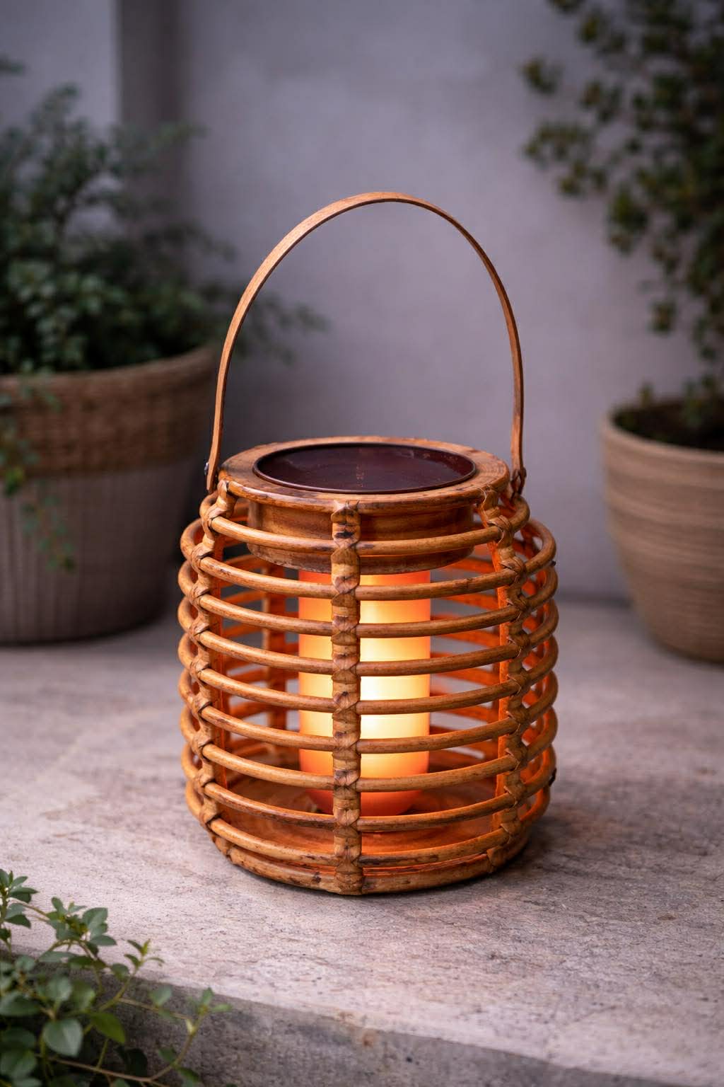 Lanterne med solceller - Flere farver