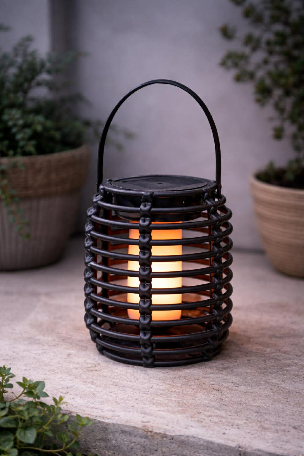 Lanterne med solceller - Flere farver