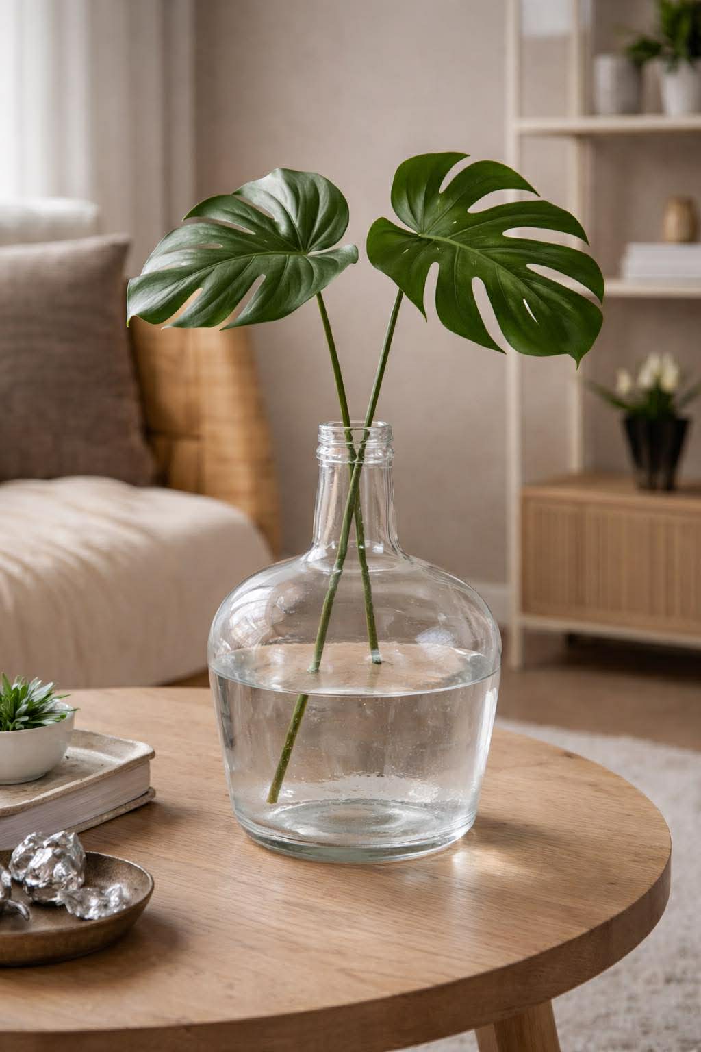 Vase af genbrugsglas