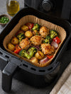 Airfryer Bagepapir Firkantet - 50 ark
