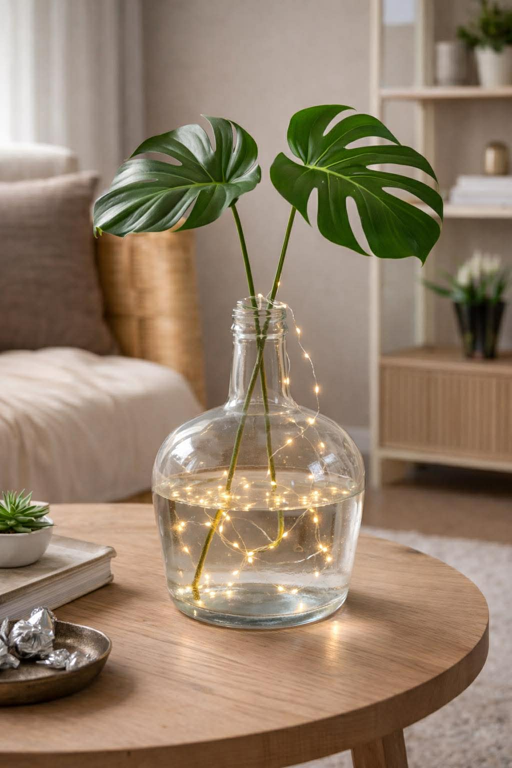 Vase af genbrugsglas