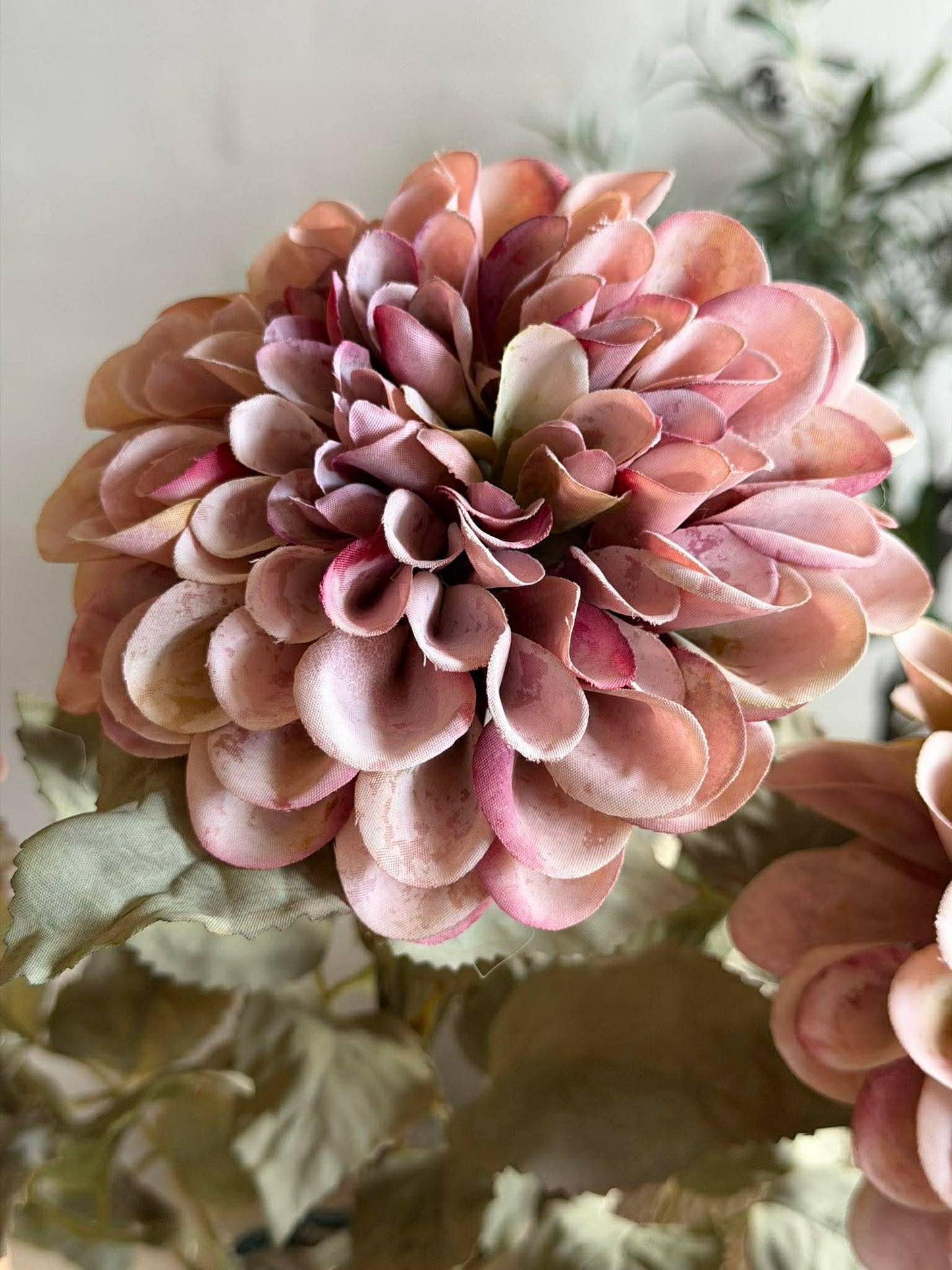 Blomst Dahlia 64 cm - Pink