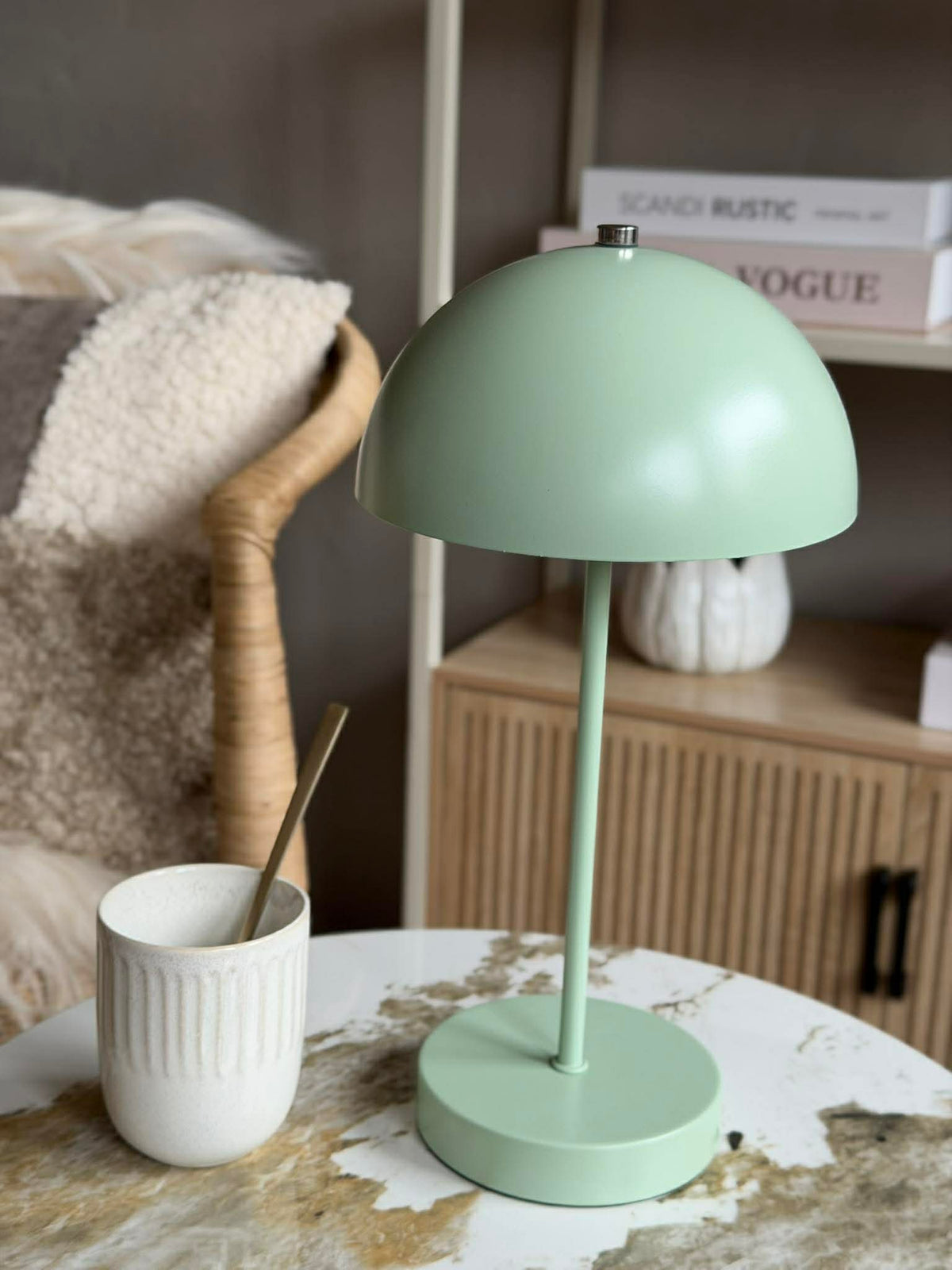 Bordlampe med touch  - Large Grøn