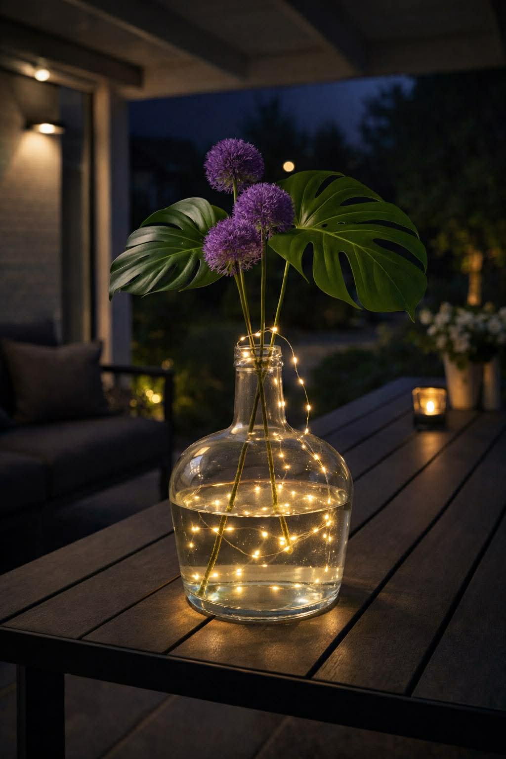 Vase af genbrugsglas