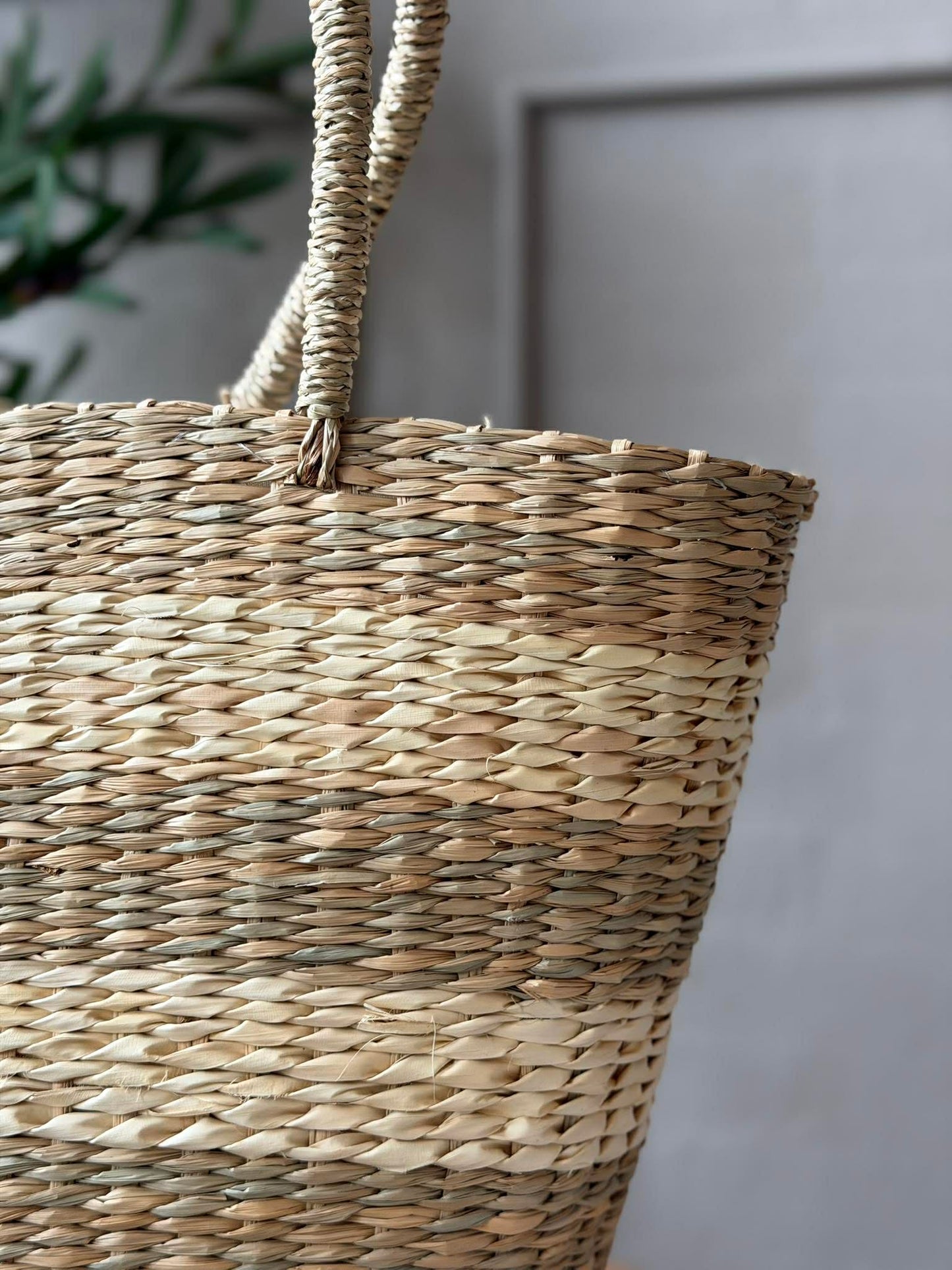 Shopper - Søgræs Striber