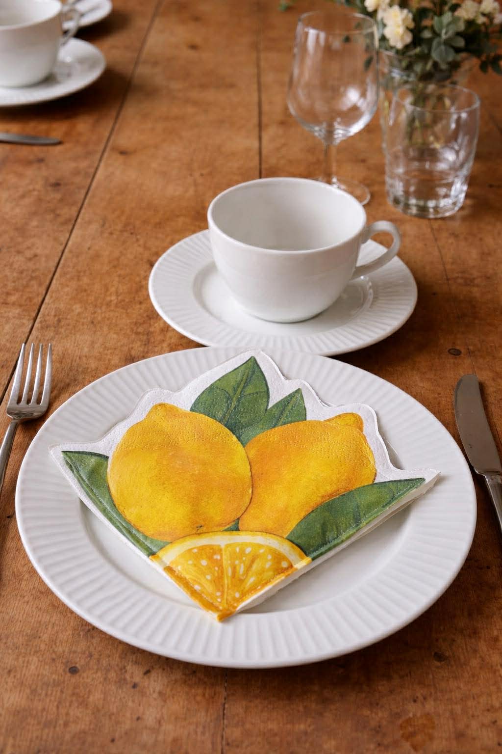 Servietter Citron - 12 stk