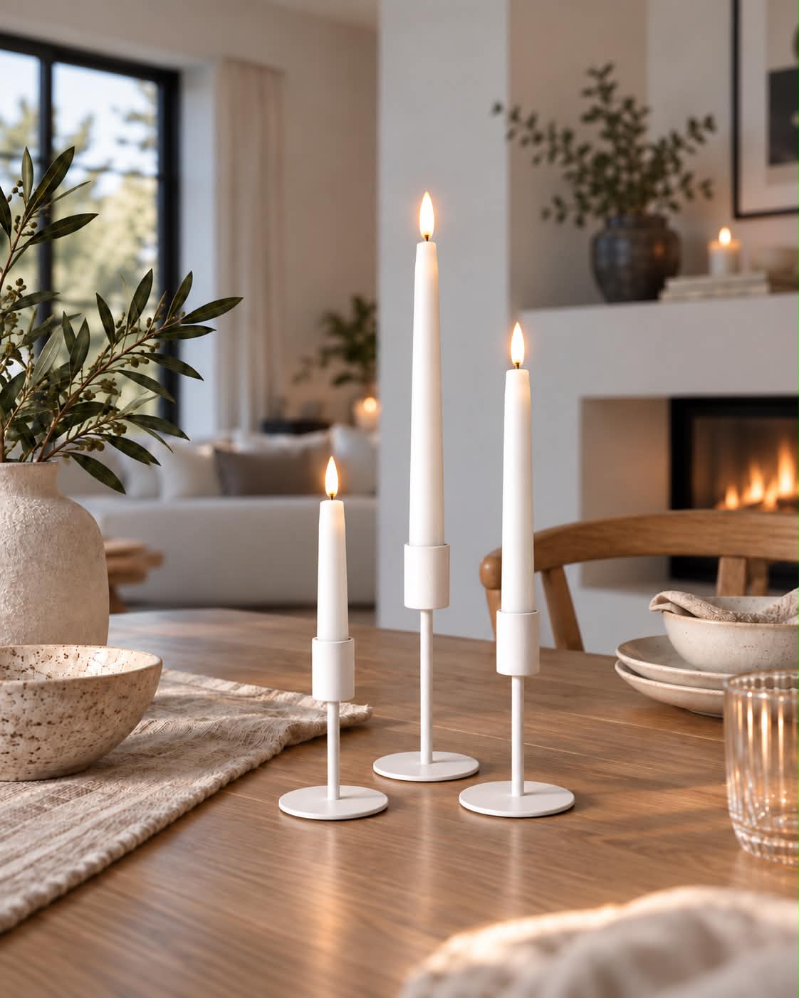VIAMAJA Simple – White Sæt 3 stk