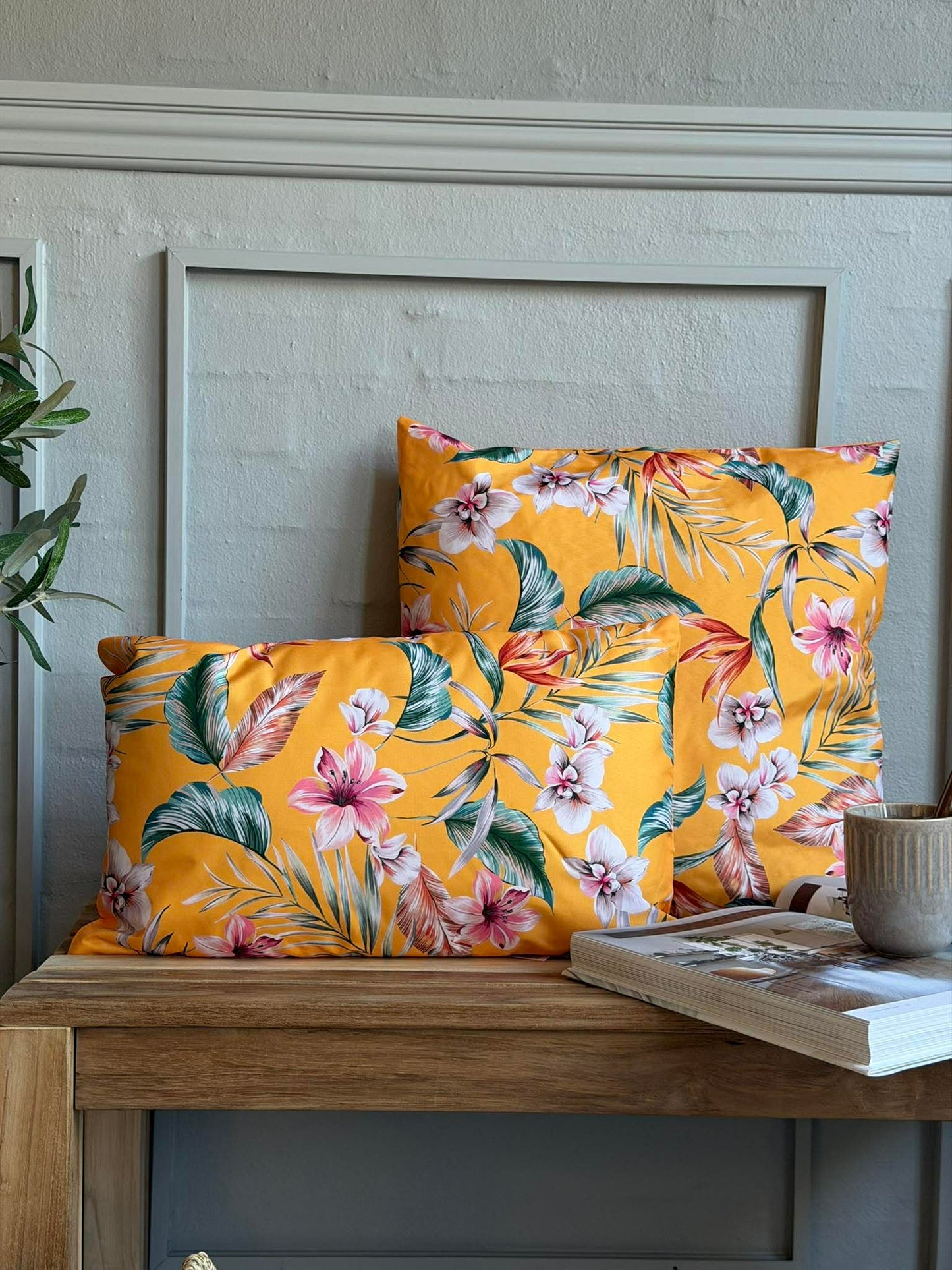 Pude med fyld Bloom - Flere farver