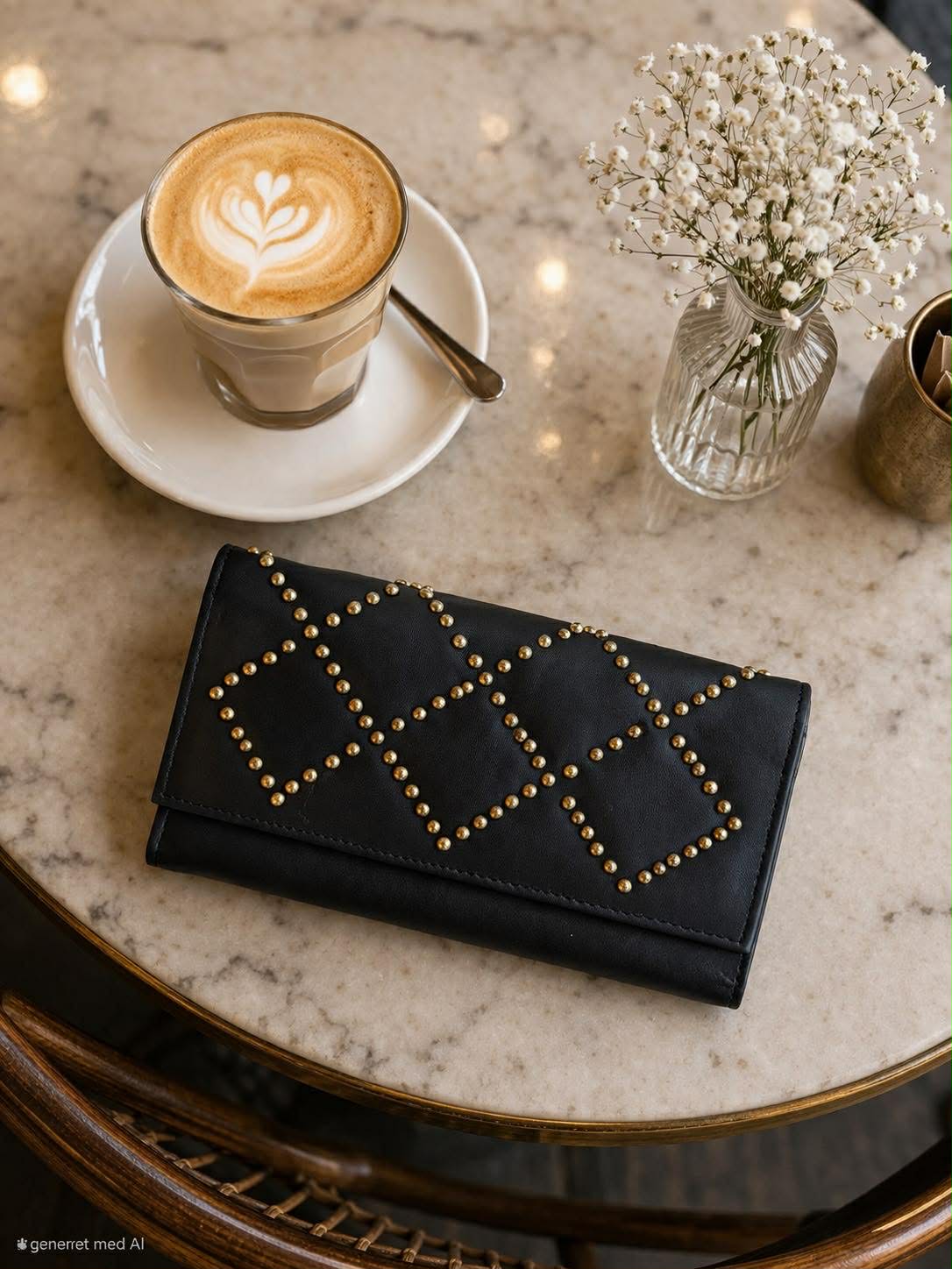 Clutch med nitter - LIMA large black