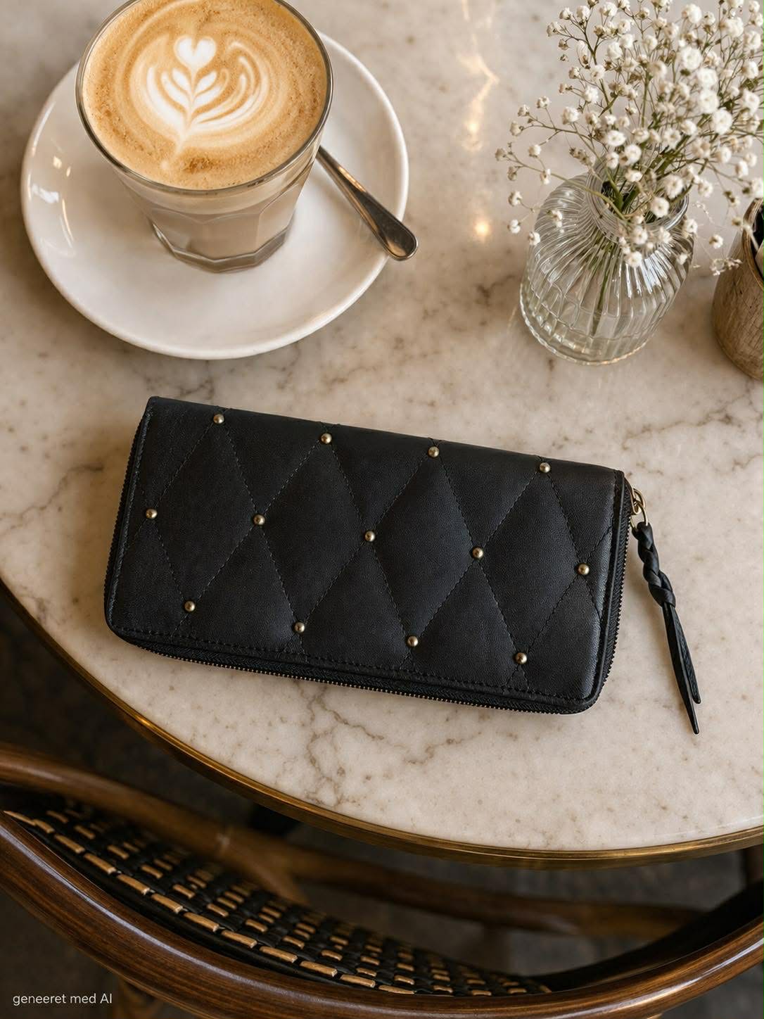 Clutch med nitter - LIMA Small black