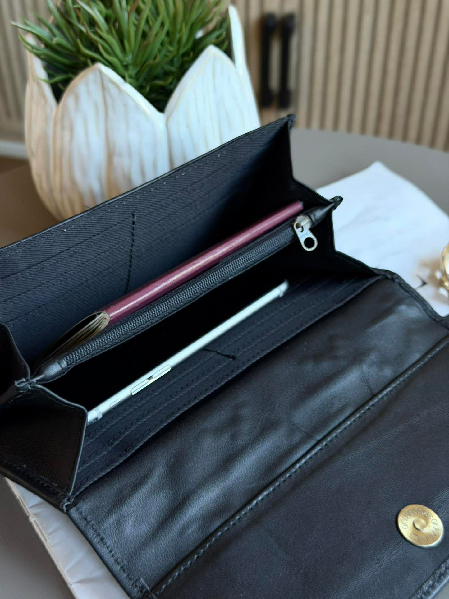 Clutch med nitter - LIMA large black