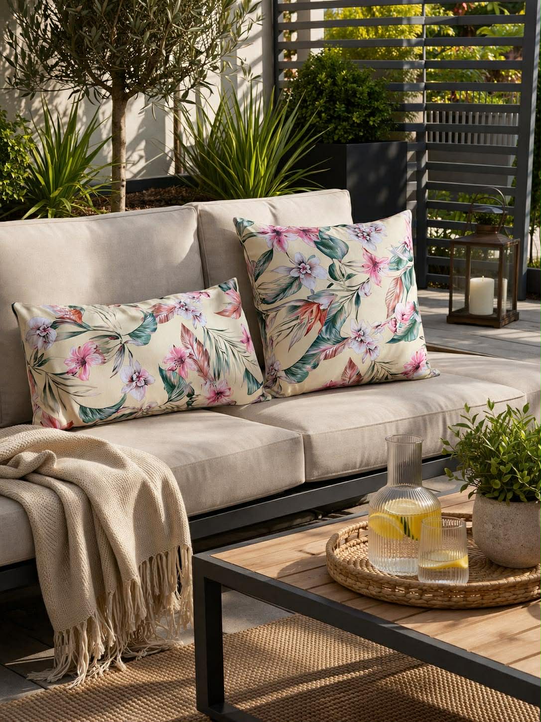 Pude med fyld Bloom - Flere farver