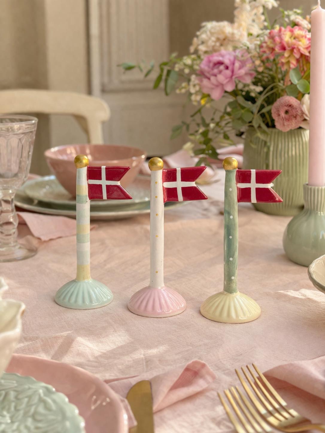 Flag keramik – Mix H 14 cm