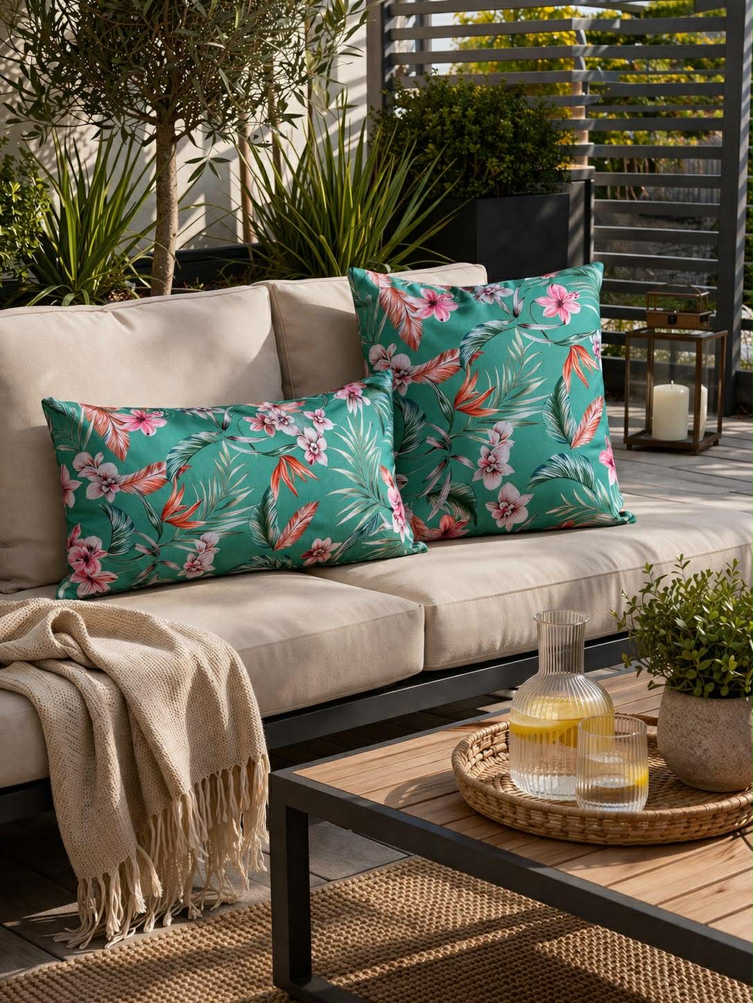 Pude med fyld Bloom - Flere farver