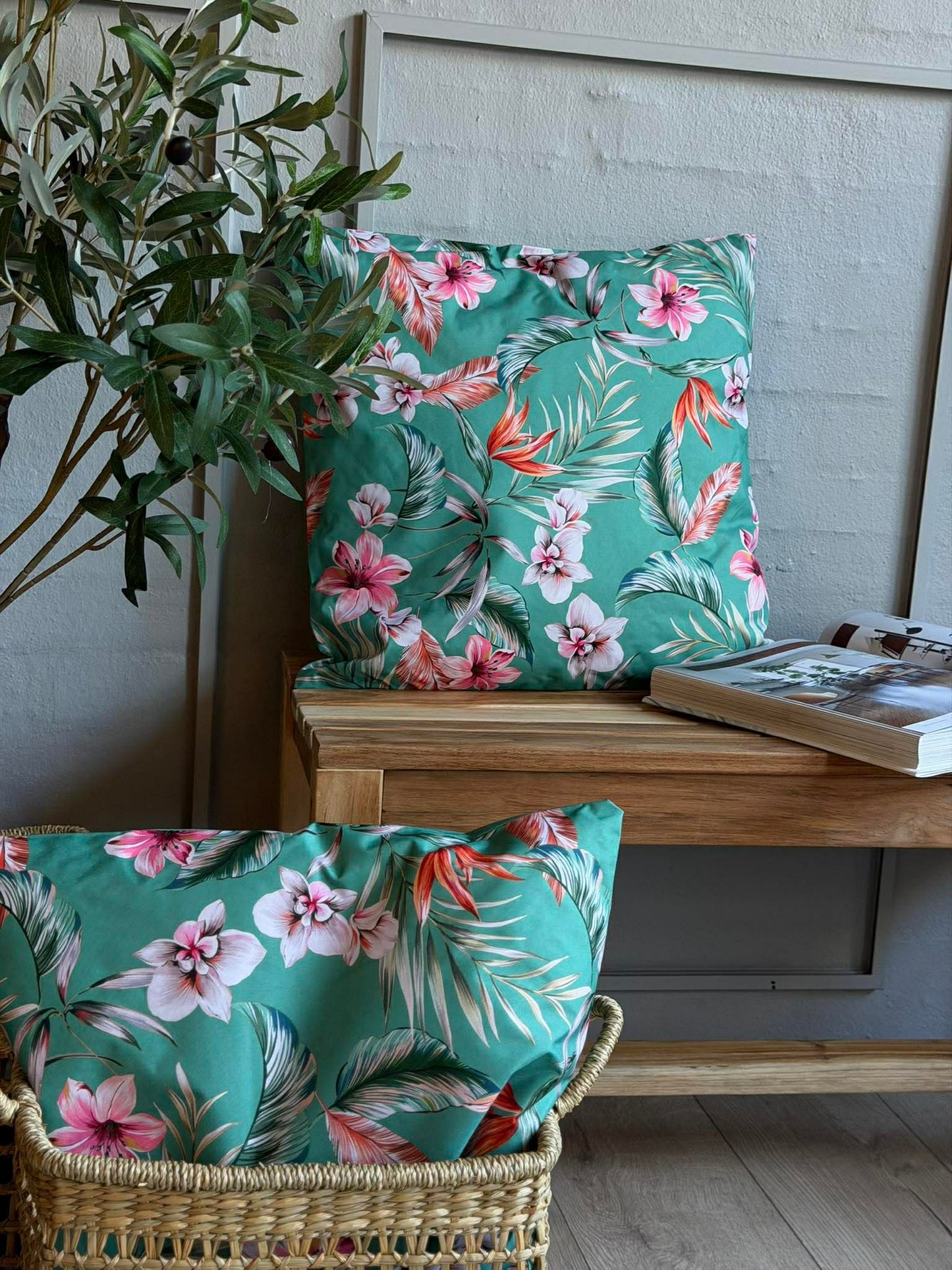 Pude 45x45 cm - Bloom - Flere farver