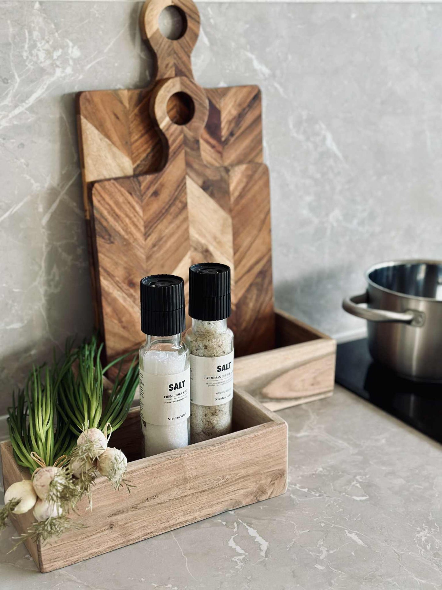 Skærebræt Sildeben - 50cm.