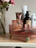 Rund Makeup organiser - Rosa