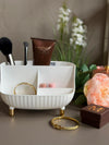 Makeup organiser 6 rum- Hvid