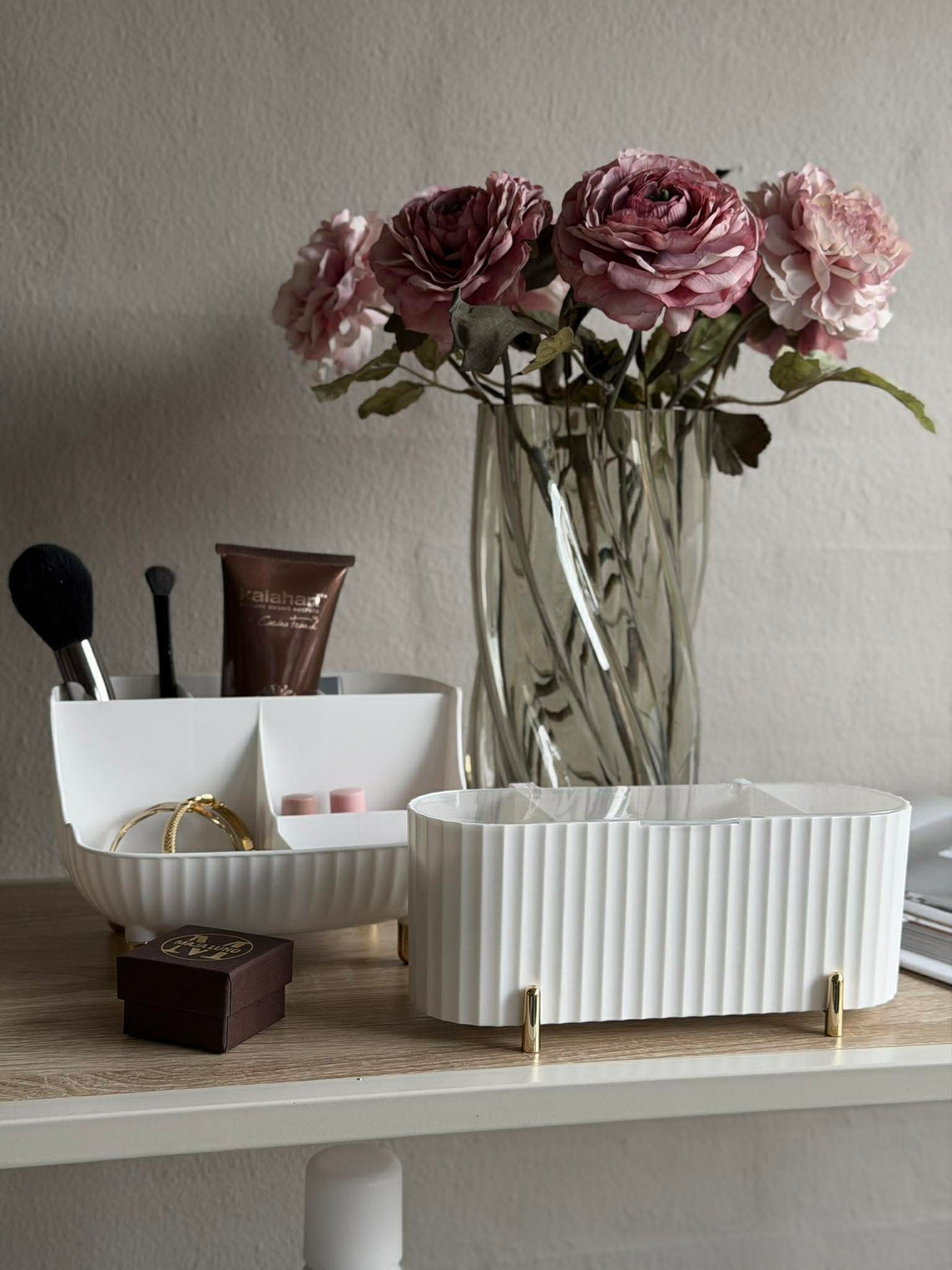Makeup organiser - Hvid