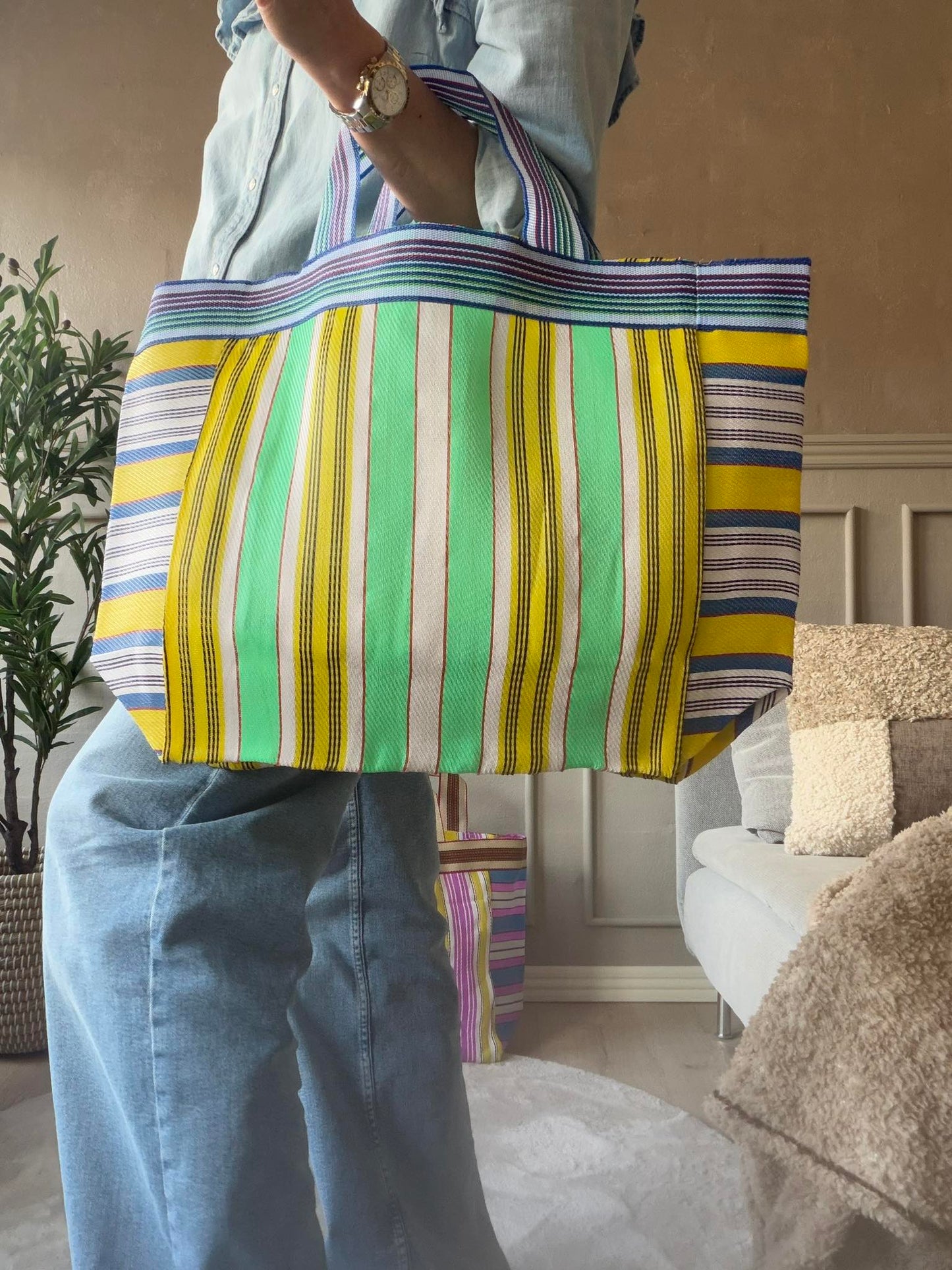 Shopper Striped - Color mix