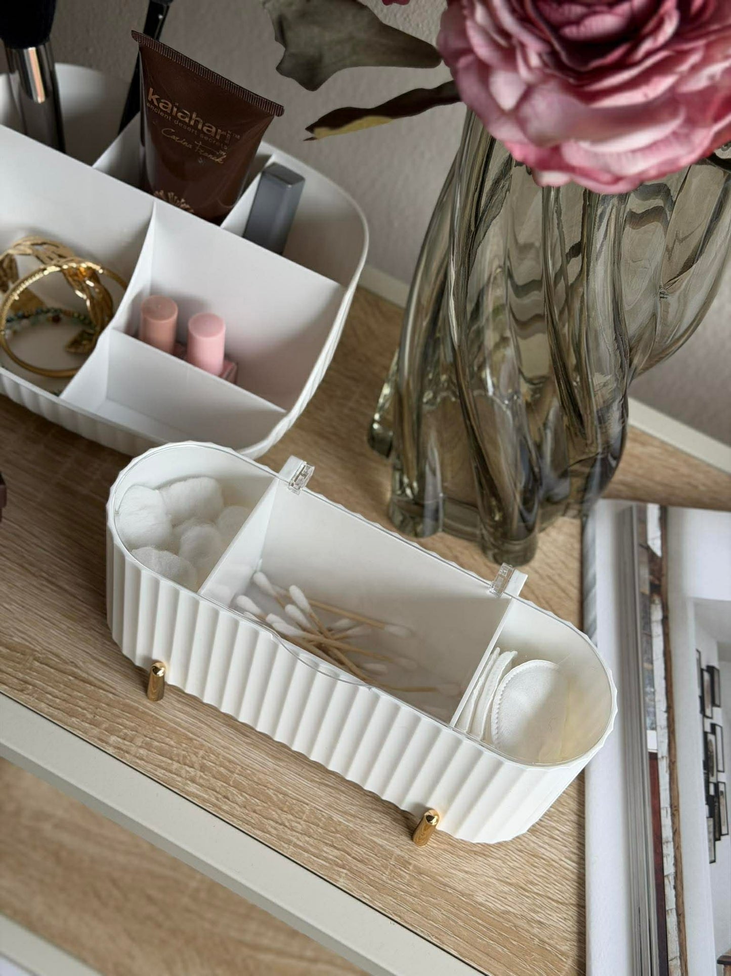 Makeup organiser - Hvid