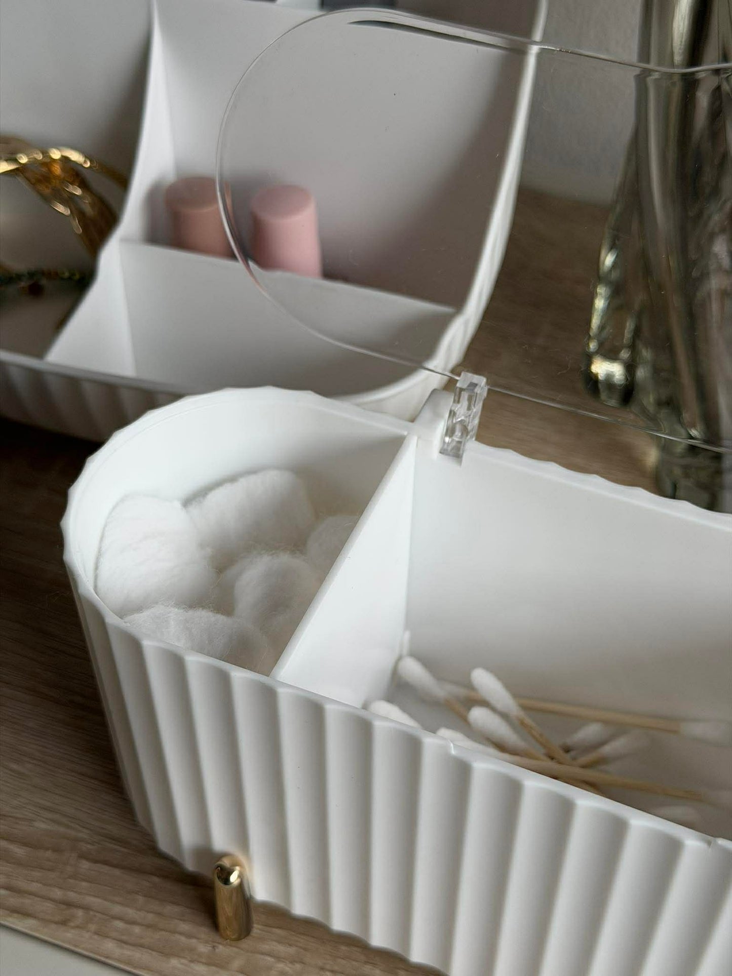 Makeup organiser - Hvid