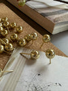 Tegnestifter med kugle Guld - 43 stk.