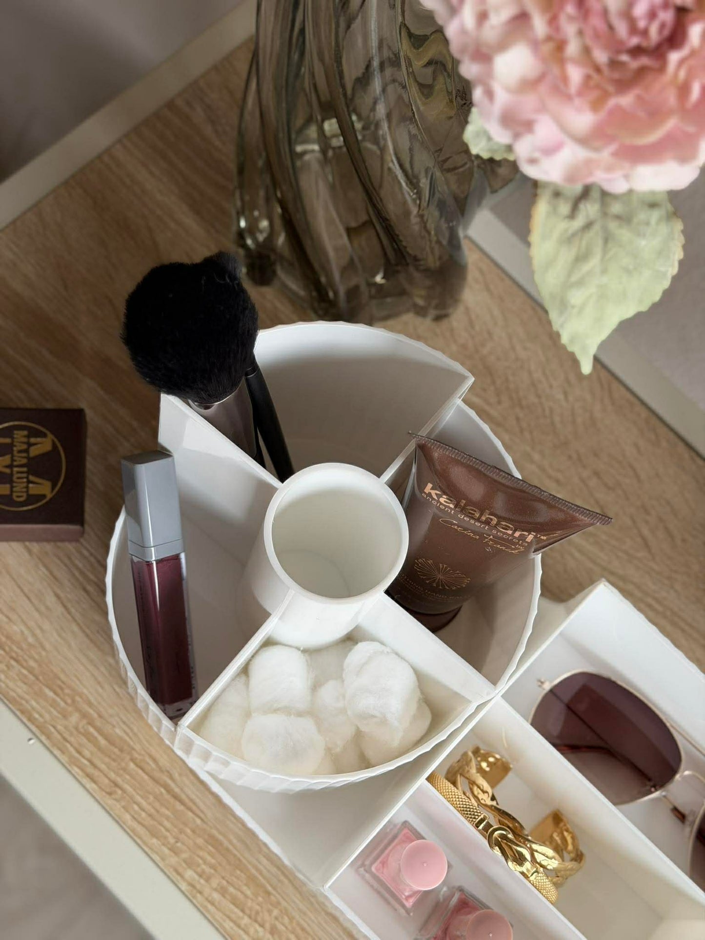 Makeup organiser 9 rum og drejefunktion
