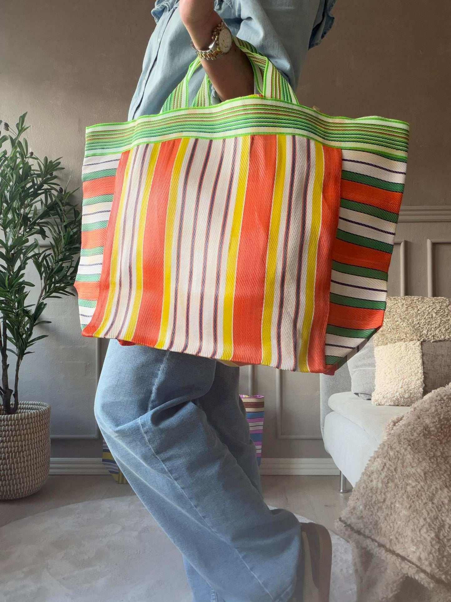 Shopper Striped - Color mix