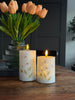 LED Bloklys TWINKLE Poppy Rose  - Sæt med 2stk.