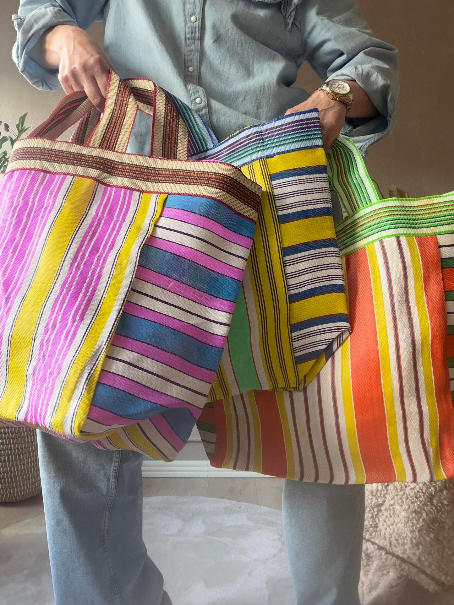 Shopper Striped - Color mix